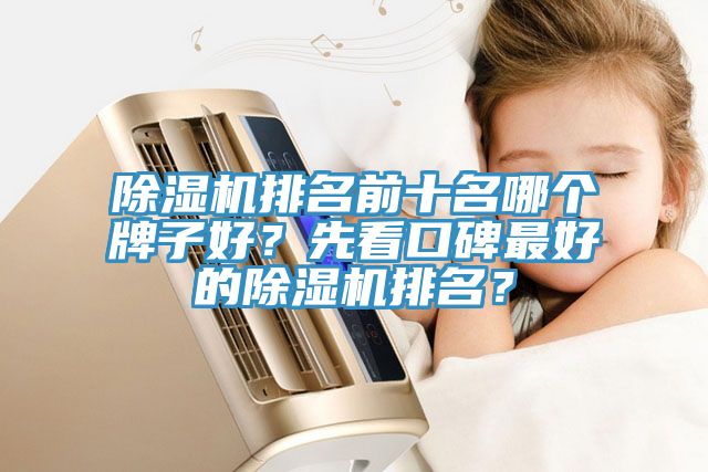 除濕機(jī)排名前十名哪個(gè)牌子好？先看口碑最好的除濕機(jī)排名？